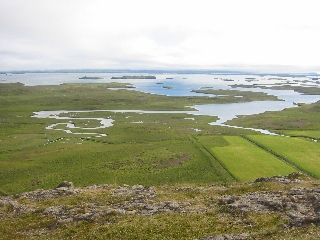 Blick vom Helgafell nach Nordosten